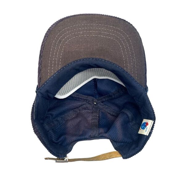 Tennessee Volunteers Blue Corduroy Hat Vintage Adjustable Strap Rope Cap - Picture 9 of 12